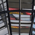 Flaggen spiegeln sich in der Kuppel des Reichstages-7678