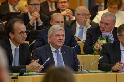 2019-01-18 Konstituierende Sitzung Hessischer Landtag Bouffier 3972