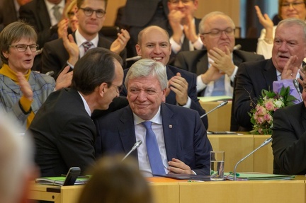2019-01-18 Konstituierende Sitzung Hessischer Landtag Wahlgang Ministerpräsident  3979