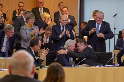 2019-01-18 Konstituierende Sitzung Hessischer Landtag Wahlgang Ministerpräsident  3983