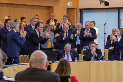 2019-01-18 Konstituierende Sitzung Hessischer Landtag Wahlgang Ministerpräsident  3985